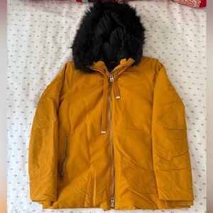 Mustard Yellow Puffer Jacket
